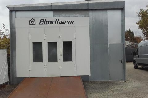Lakovací a sušící kabina Blowtherm 2002, výkon 24000 m3/h