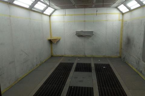 Lakovací kabina Saico Export, r.v. 2002, výkon 26000 m3/h