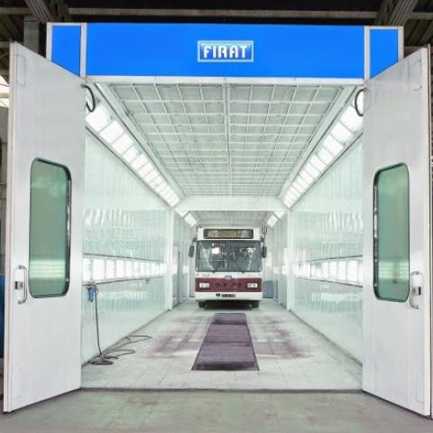 Lakovací kabina FBK 15000 autobusy a nákladní automobily