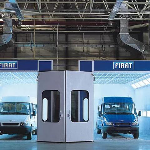 Lakovací kabina FBK MNB 7000 Dodávky a minibusy - pro větší osobní automobily a dodávky